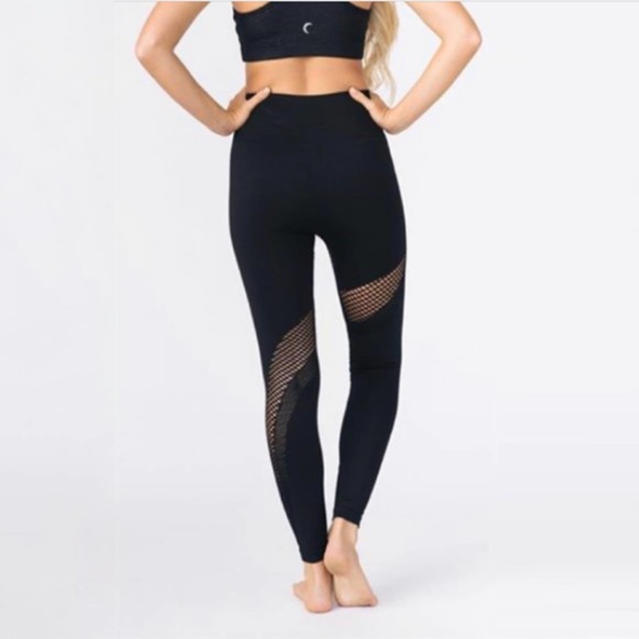 Zyia Active Legging Womens XS Black Angle Performance Hi Rise 7/8 Athletic Yoga - Picture 5 of 10